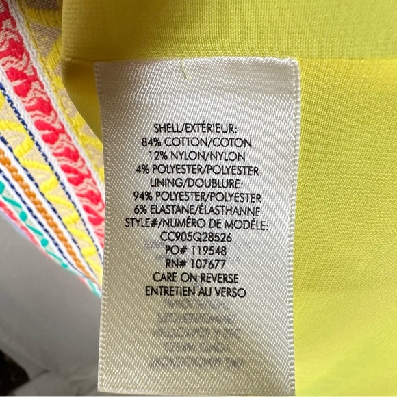 ALICE + OLIVIA Coley Embroidered Striped Sheath Mini Dress - Picture 12 of 15